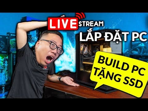 🔴Lắp Dàn PC 50 Triệu Với 7800X3D và RTX 5070