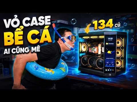 134 Triệu Và Đây Là Lý Do Mọi Người Mê Chiếc Case Bể Cá Này